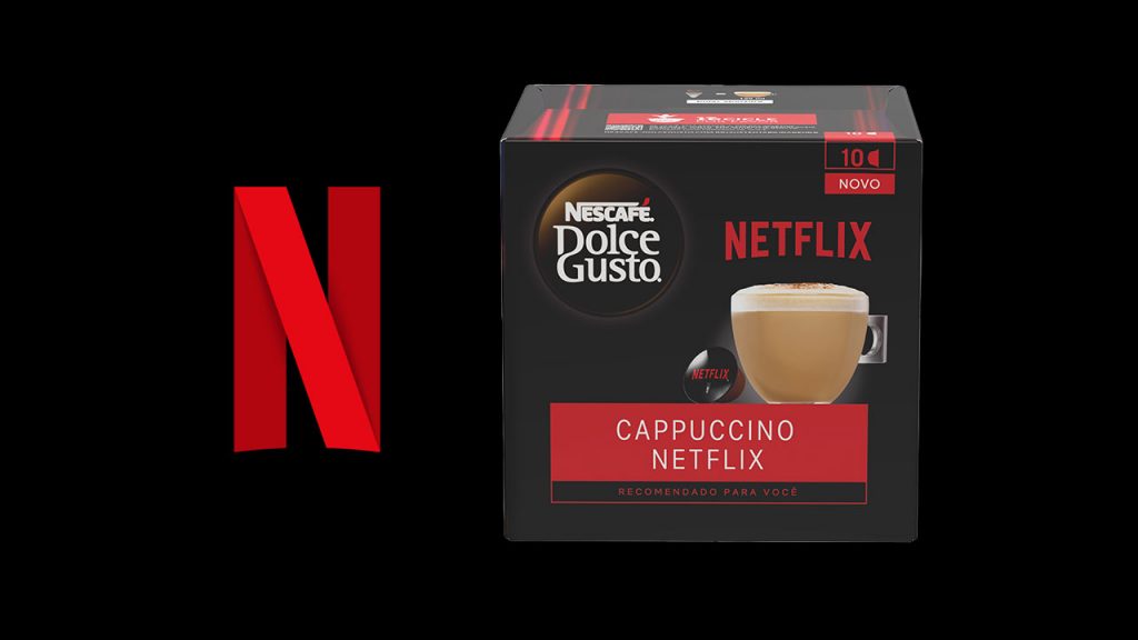 Nescaf Dolce Gusto Lan A C Psula Cappuccino Em Edi O In Dita Com A Netflix