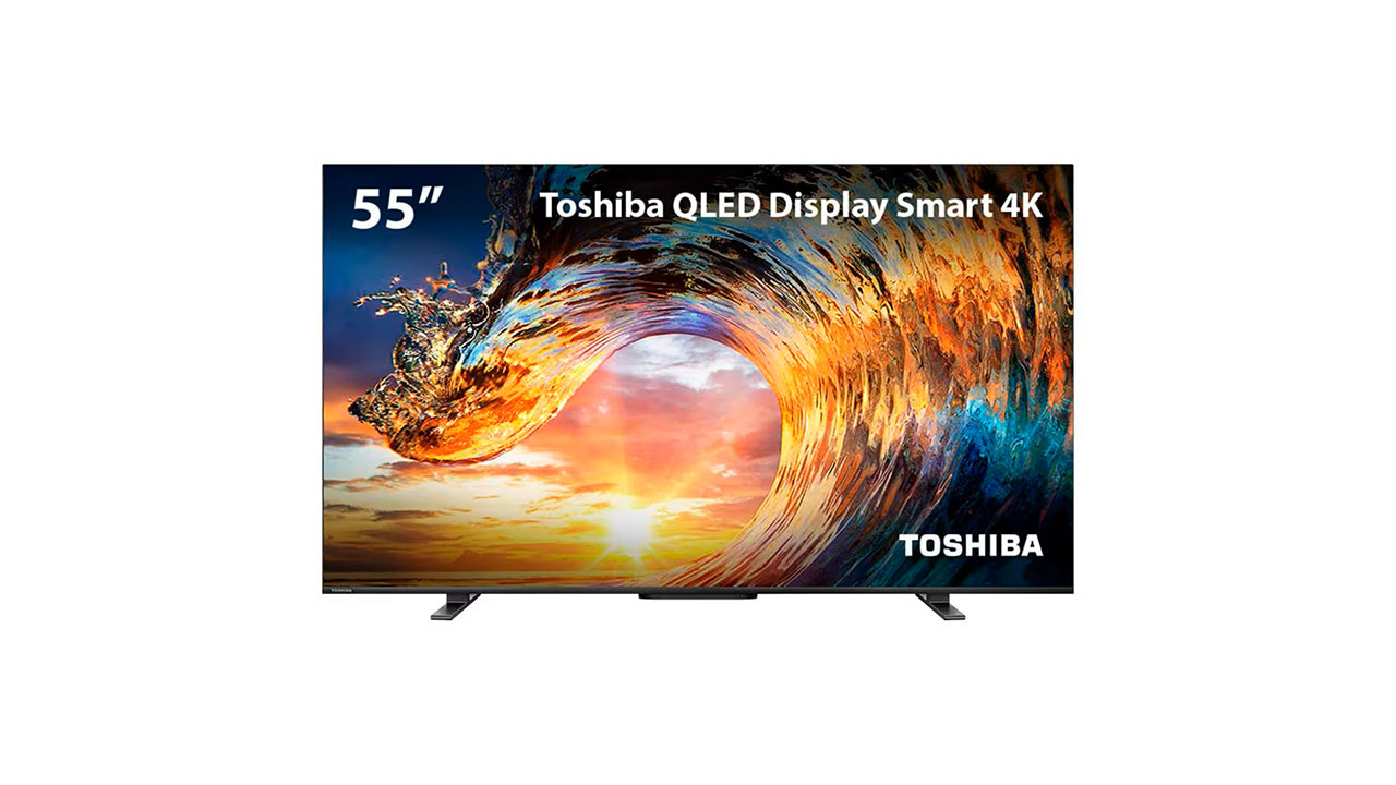 Smart Tv Qled K Toshiba Tb M Est Em Promo O No Site Da Obabox