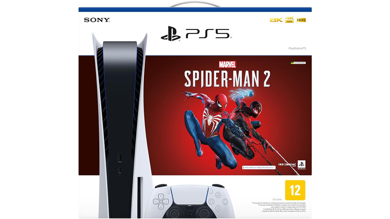 Console PlayStation 5 Marvel's Spider-Man 2 Limited Edition + BRINDE UM JOGO  SURPRESA