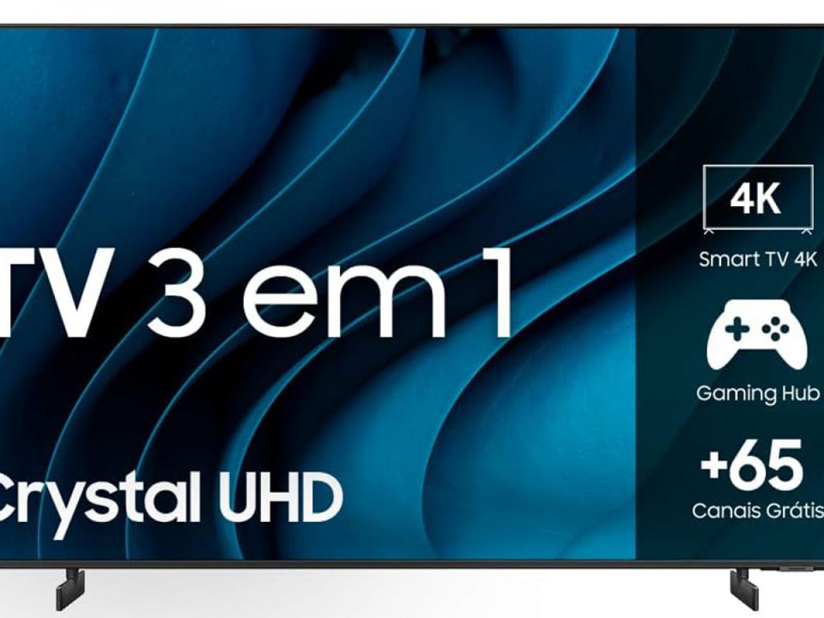 Samsung CU8000: Smart TV 4K de entrada com jogos online e design fino